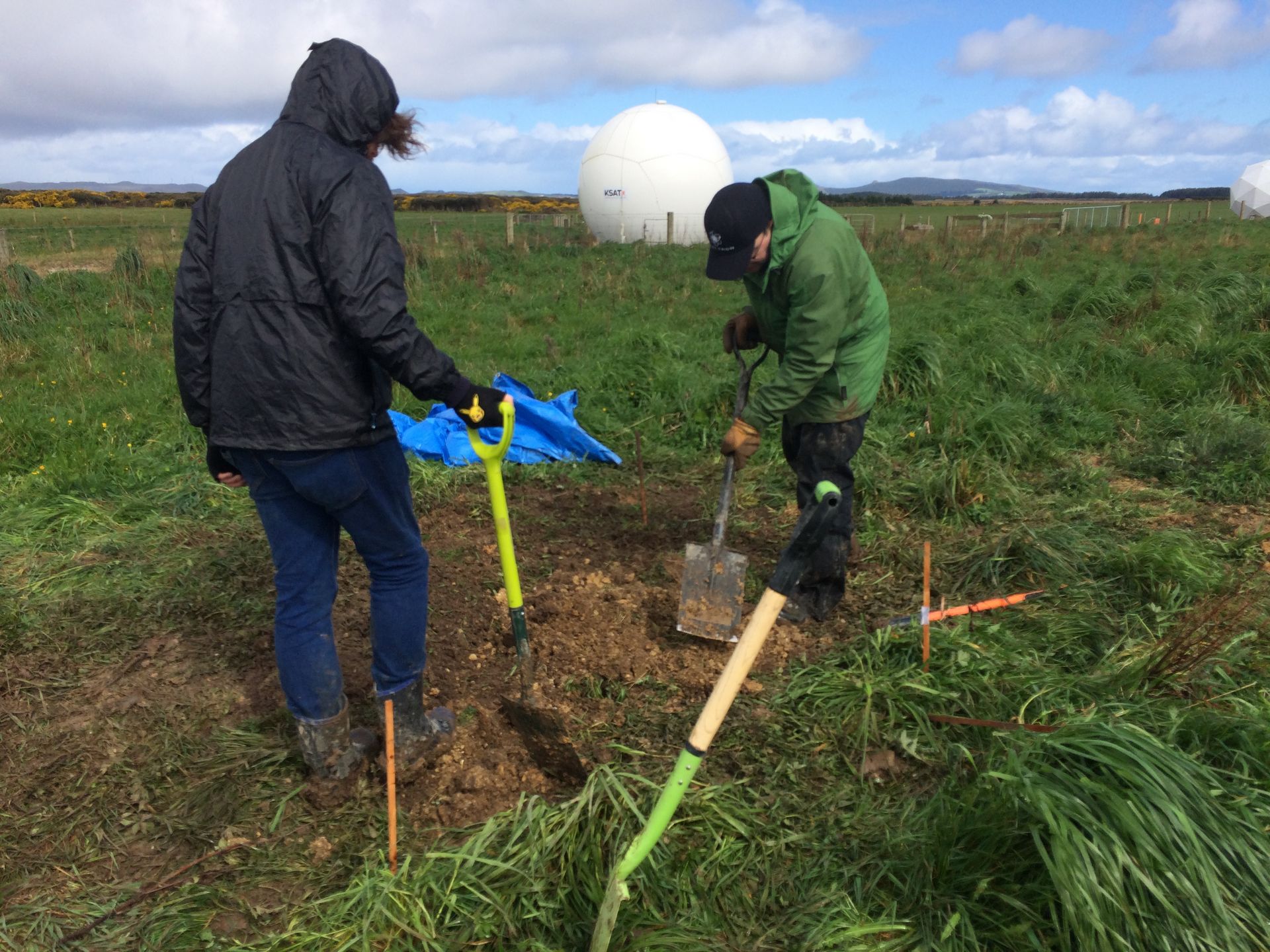 Magnetometer deployed at Awarua Satellite Ground Station